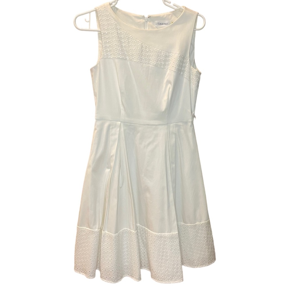 Calvin Klein White Sun Dress Size 2